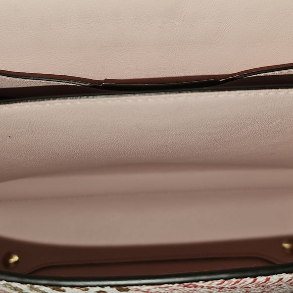 Salvatore Ferragamo New Bianco Calf Stampa Bat Margot - Picture 9 of 14